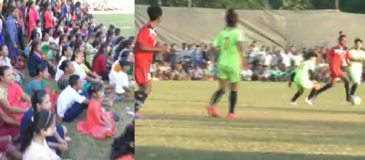 Dudhnoi lady football.png sports