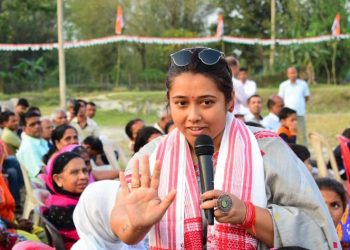 অসম প্ৰদেশ যুৱ কংগ্ৰেছৰ সভানেত্ৰী হিচাপে নিযুক্ত অংকিতা দত্ত
