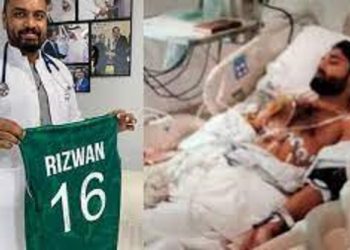 Indian doctor Saheer Sainalabdeen who treated Mohammad Rizwan