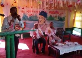 টীয়কৰ জাঁজীমুখত সুধাকন্ঠ দিৱস উদযাপন