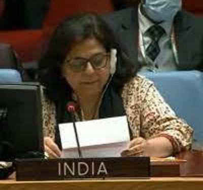 Indian Representative Kajal Bhat strongly criticizes Pakistan at UN