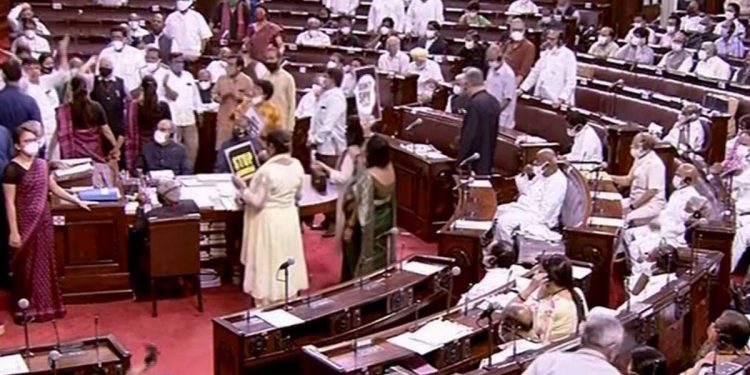 12 Rajya Sabha MPs suspended