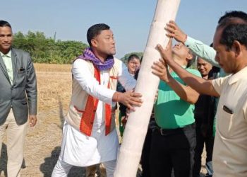 তামুলপুৰ আঞ্চলিক এবছুৰ সোণালী জয়ন্তী বৰ্ষ অধিৱেশনৰ লাইখুটা স্থাপন 