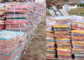 Cloth seized by BSF in Indo-Bangla border