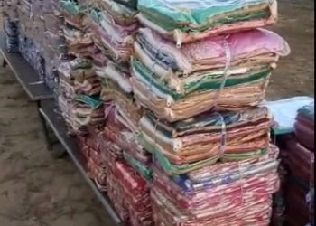 Smuggled clothes worth over Rs 12 lakh were seized in a BSF operation