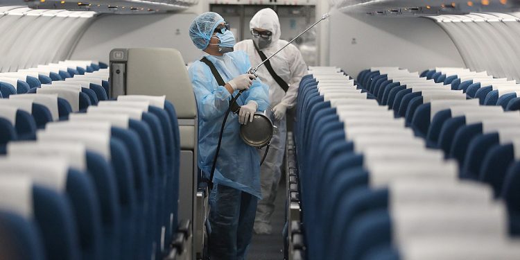 Woman Tests Covid Positive Mid-Air