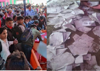 নিয়োগ মেলাৰ নামত ৰাজ্যৰ লাখ লাখ নিবনুৱাক অপমান, আবেদন- বায়োডাটা পেলাই দিয়া হ’ল মেলাস্থলীত!