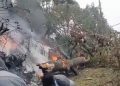Helicopter crash প্ৰতিৰক্ষা বাহিনীৰ মুৰব্বী বিপিন ৰাৱাটৰ হেলিকপ্তাৰ দুৰ্ঘটনাগ্ৰস্ত, ১১জন নিহত video