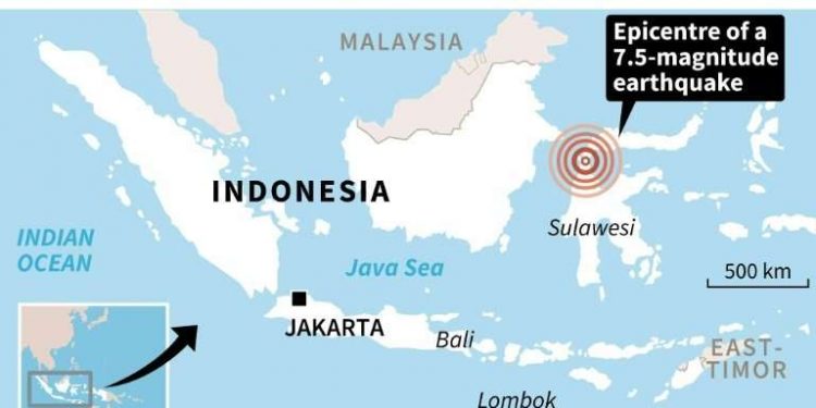 Earthquake in Indonesia