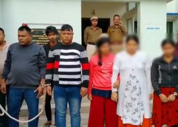 বিশ্বনাথত তিনি মহিলাসহ মুঠ ৯ জন জাল নোট ব্যৱসায়ীক গ্ৰেপ্তাৰ