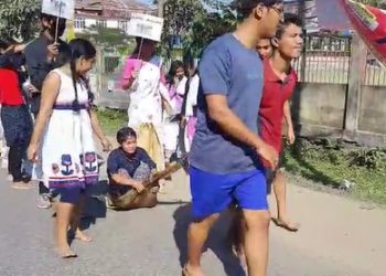 ৰজাই হুকুম দিছে এদিম চেদিম বাই…শৈশৱৰ ধেমালিৰে উজ্জীৱিত শিৱসাগৰৰ ৰাজপথ