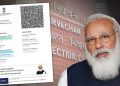 Modi's photo on vaccine certificates