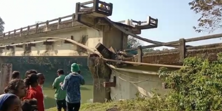 Bridge collapsed