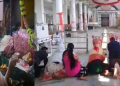 Devotee in Dhekiakhowa namghar