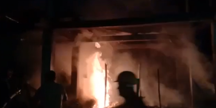 Fire at Teak