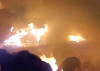 Fire in Teok