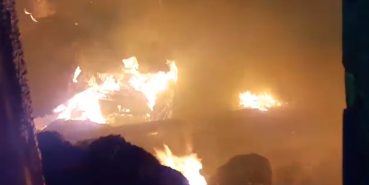 Fire in Teok