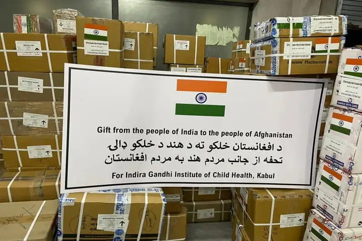 India delivers two tonnes of medicines to Afghanistan