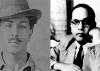 Ambedkar and Bhagat Singh photos for Delhi offices