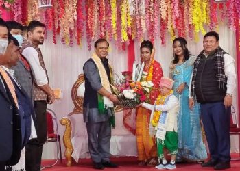 হেলিকপ্তাৰেৰে কোকৰাঝাৰলৈ বিয়া খাবলৈ গ’ল মুখ্যমন্ত্ৰী হিমন্ত বিশ্ব শৰ্মা