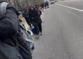 Indian Students Walk To Poland Border