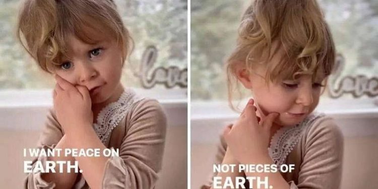 Lily the Young girl viral video about war