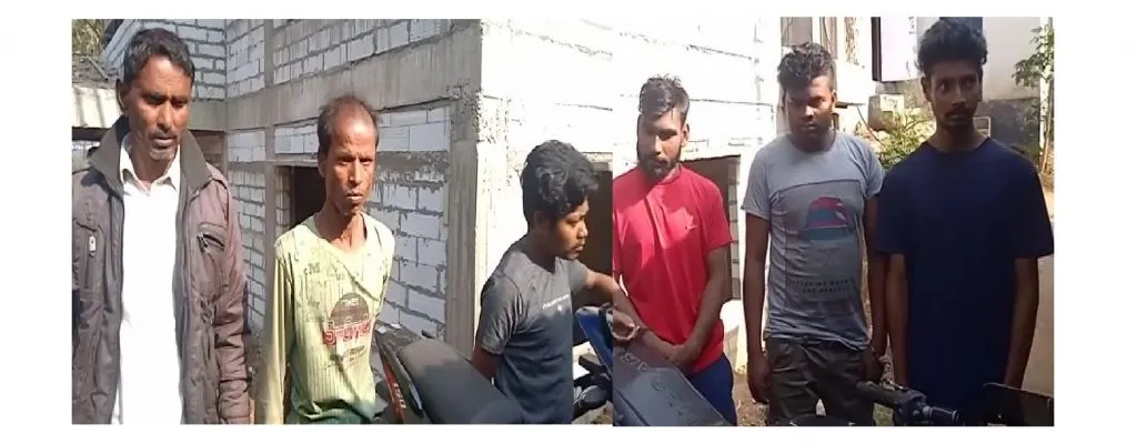 হাজো আৰক্ষীৰ জালত ৭ জনীয়া কুখ্যাত বাইক চোৰৰ গেং