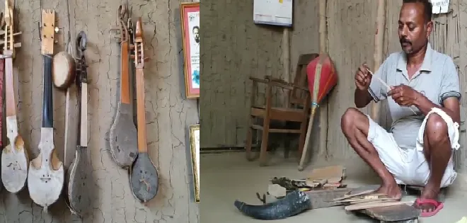 Instrument makers of Bihu.Nandalal