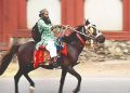 man buys horse to commute