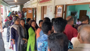 Municipal election polling Sibsagar