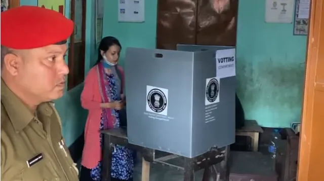 Municipal election polling sibsagar 2