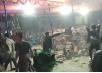 Tamulpur Holi cultural night vandalised