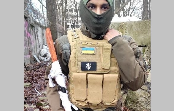 Indian student joins Ukraine paramilitary force