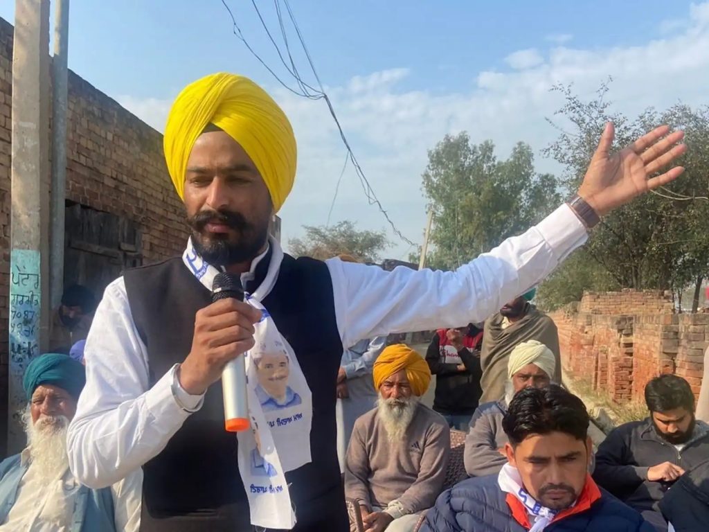Mobile repair shop staff defeated Charanjit Singh Channi