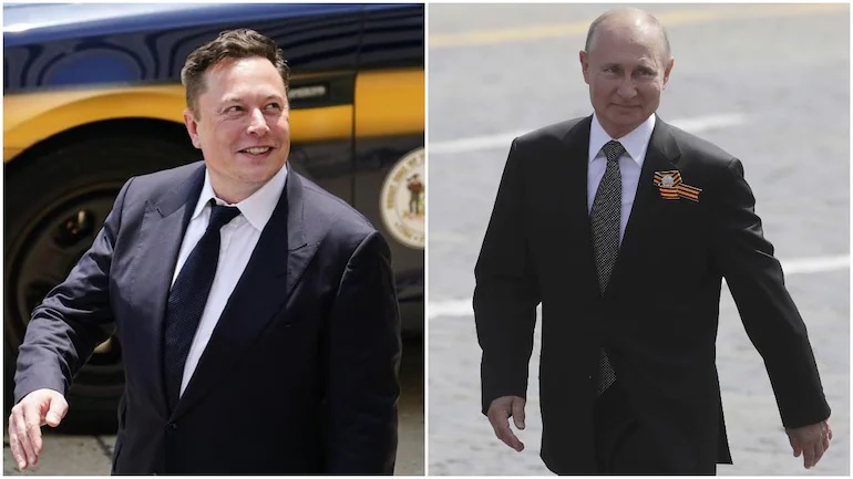 Elon Musk to Vladimir Putin