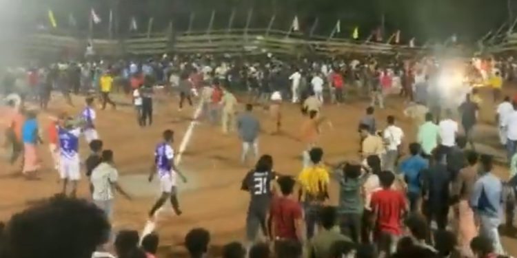 Benches Collapse At Kerala Football Match