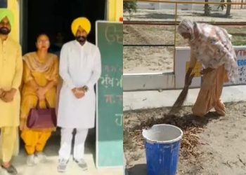 মাতৃয়ে চাফাই কৰ্মীৰ কাম কৰি থকা বিদ্যালয়ৰ অনুষ্ঠানত মুখ্য অতিথি হিচাপে উপস্থিত থাকিল বিধায়ক পুত্ৰ