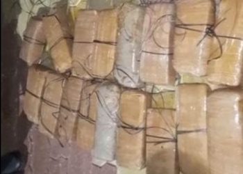 ganja recovered in train