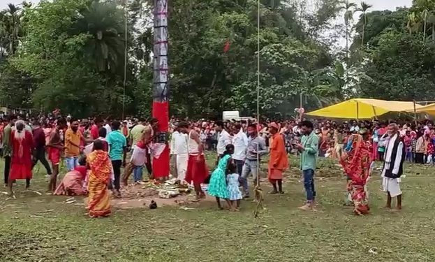 Charak Puja celebrations in Tamulpur