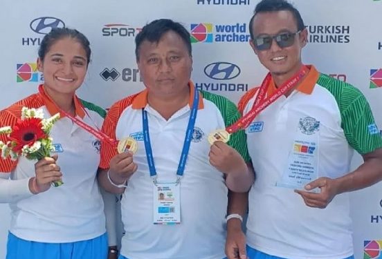 India Recurve Mixed Team clinch Gold in Archery World Cup