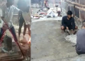 ঐতিহাসিক শিৱদ’লৰ ভিতৰত হাতুৰীৰ কোব! উঠাই দিয়া হৈছে শিৱ লিংগ, কিন্তু কিয়?