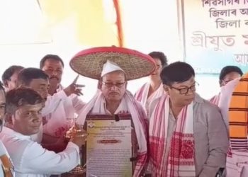 শিৱসাগৰত জিলা কংগ্ৰেছৰ সভাপতি পদত প্ৰয়াত কংগ্ৰেছ নেতা প্ৰণৱ গগৈৰ পুত্ৰ মঞ্জীৰ গগৈ