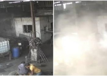Two died in tire burst
