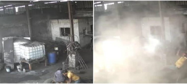 Two died in tire burst