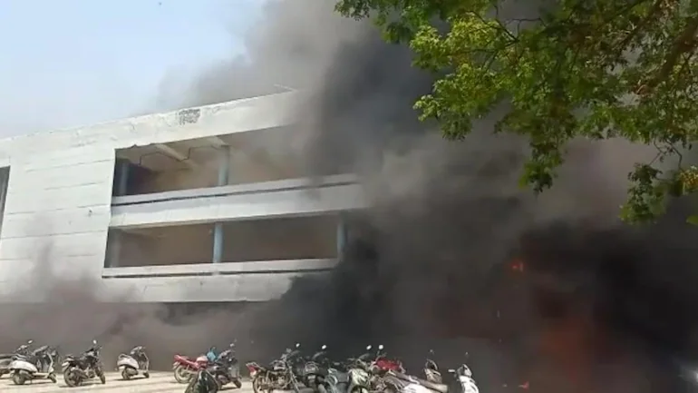 Massive fire at Amritsar's Guru Nanak Dev Hospital