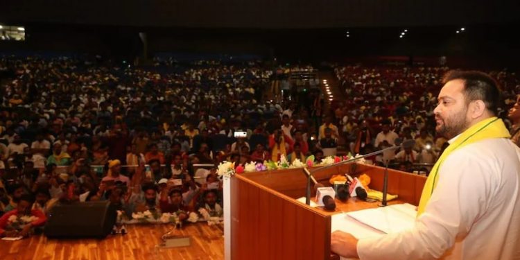 Tejaswi Yadav attacks BJP