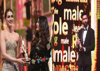 IIFA 2022 Awards আইফা ২০২২ : শ্ৰেষ্ঠ ছবিৰ খিতাপ আজুৰিলে ‘শ্বেৰশ্বাহ’-এ, বিকি কৌশল, কৃতি চেনন শ্ৰেষ্ঠ অভিনেতা-অভিনেত্ৰী