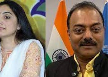 হজৰত মহম্মদকলৈ বিতৰ্কিত মন্তব্য কৰি দলৰ পৰা নিলম্বিত বিজেপিৰ মুখপাত্ৰ নূপুৰ শৰ্মা,নবীন জিন্দাল