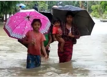 Flood in Tamulpur বানৰ কৱলত তামুলপুৰৰ বিস্তীৰ্ণ এলেকা, ব্যাপক ক্ষয়-ক্ষতি