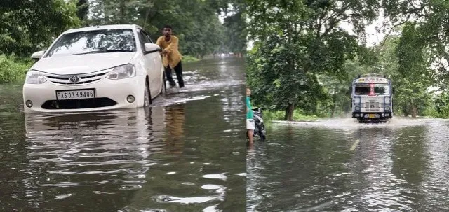 বঙাইগাঁও জিলাৰ মাজেৰে যোৱা ৰাষ্ট্ৰীয় ঘাইপথ-১৭ত বাহন চলাচলৰ নিষেধাজ্ঞাত কিছু শিথিলতা